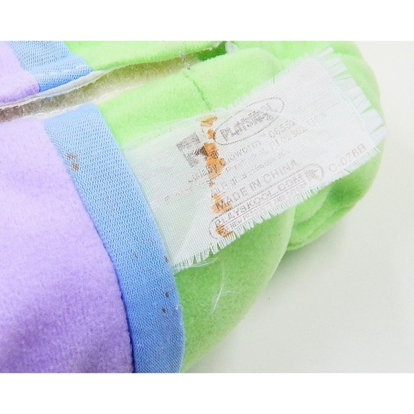 Playskool Glo Worm Plush Lullaby Musical Nightlight Face Blue Green Works 2003 - Picture 5 of 12